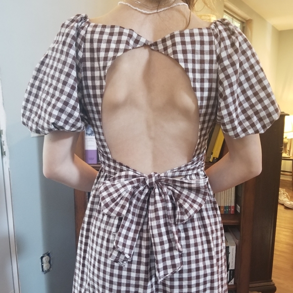 Beautiful Cottagecore checked dress - Picture 13 of 13